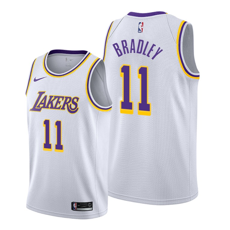 Men's Los Angeles Lakers Avery Bradley #11 NBA 2019-20 Association Edition White Basketball Jersey JAK0183XN